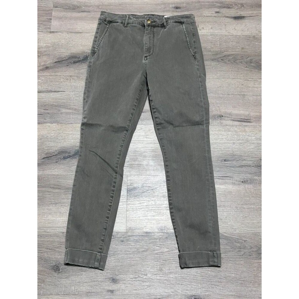 Cosmic Blue Love olive green utility pants